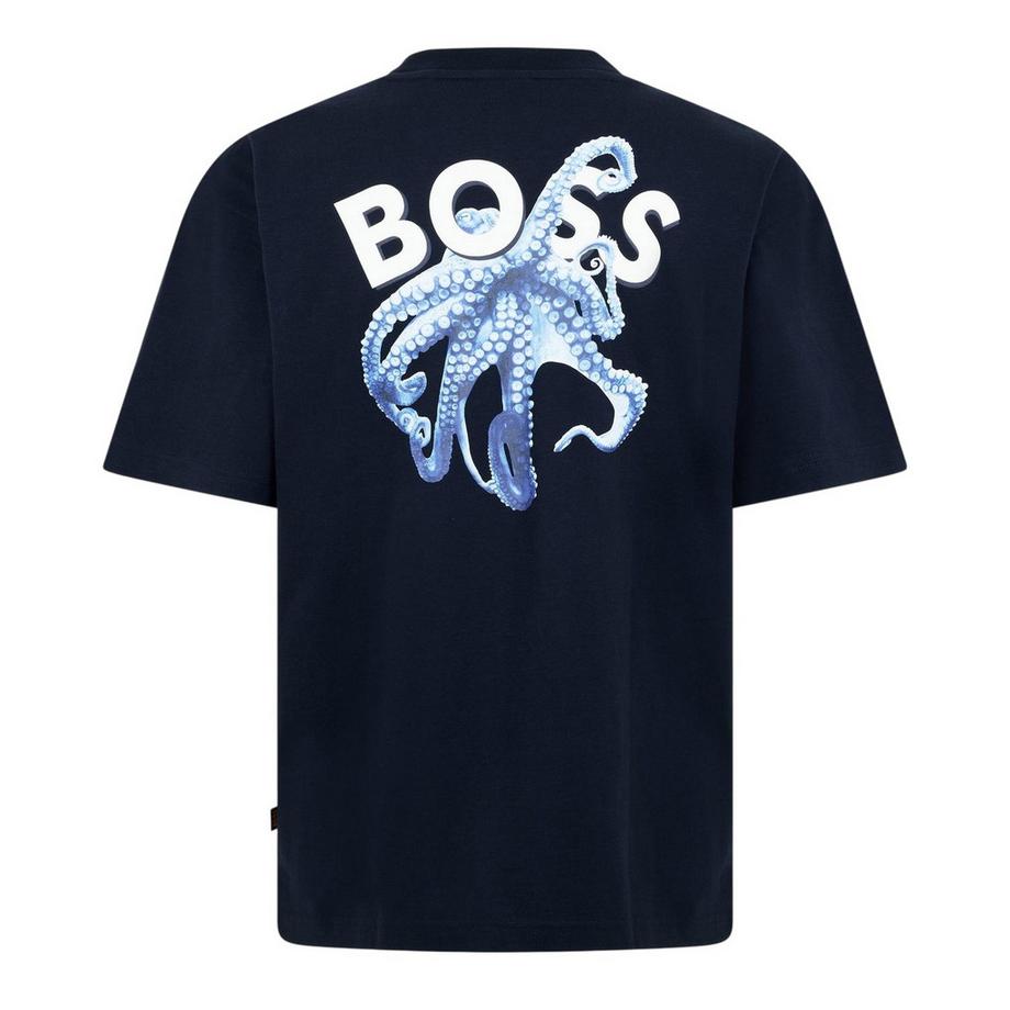 BOSS Maglietta Logo Ricamato  