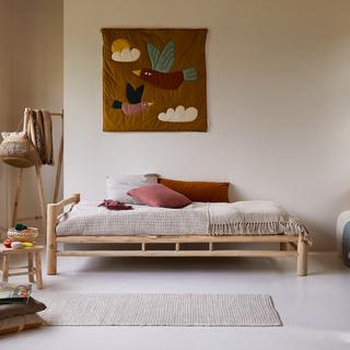 Tikamoon Letto per bambini in teak massello 90x190 cm Kalif  