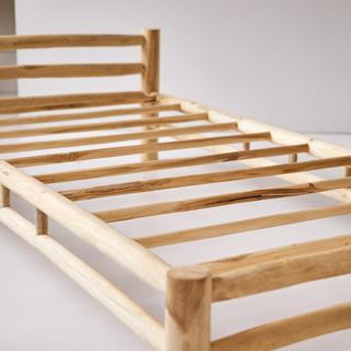 Tikamoon Kinder-Bett aus Teak massiv 90x190 cm Kalif  