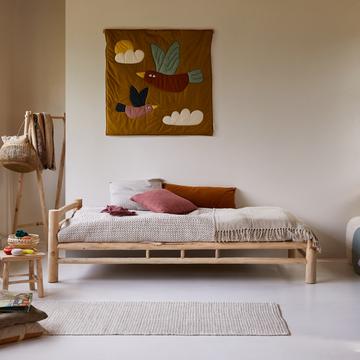 Kinder-Bett aus Teak massiv 90x190 cm Kalif