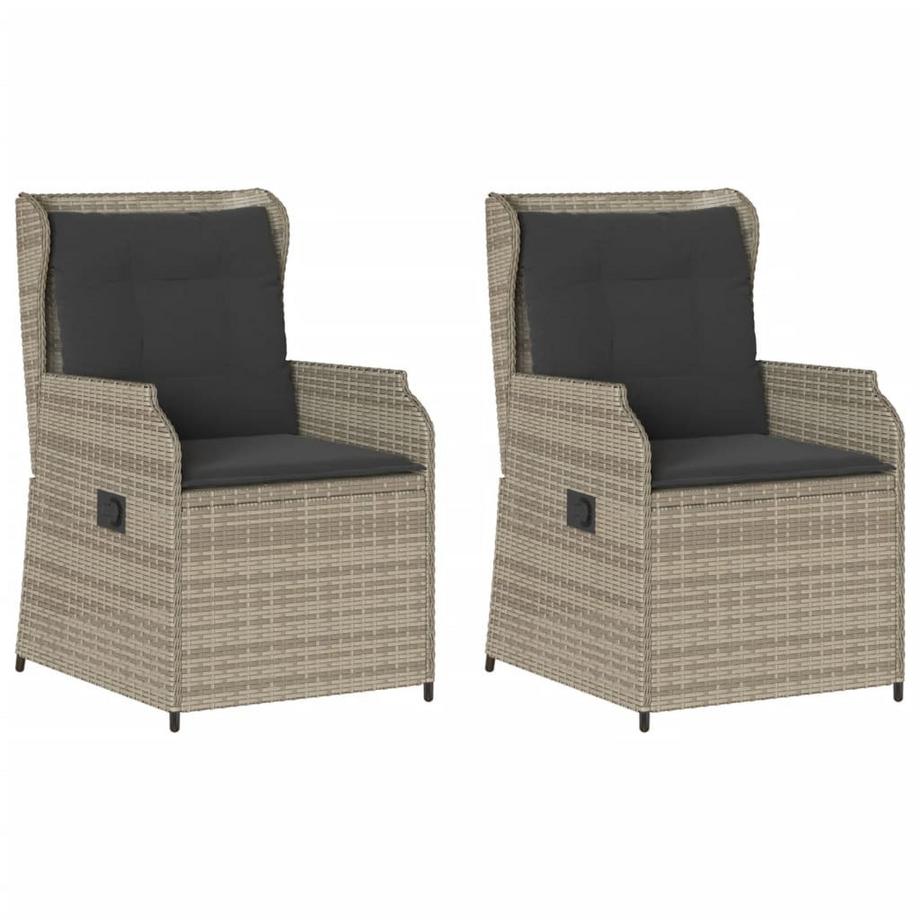 Gartensessel verstellbar poly-rattan