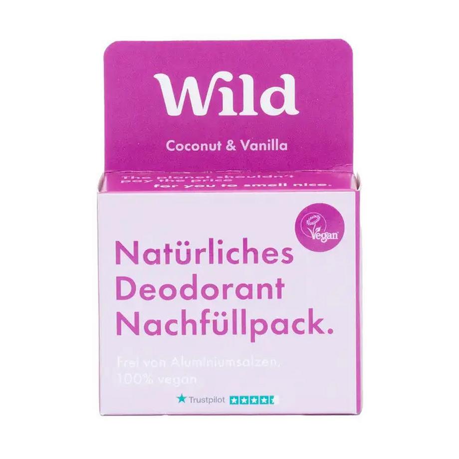 Wild  Deodorant Refill Coconut & Vanilla 