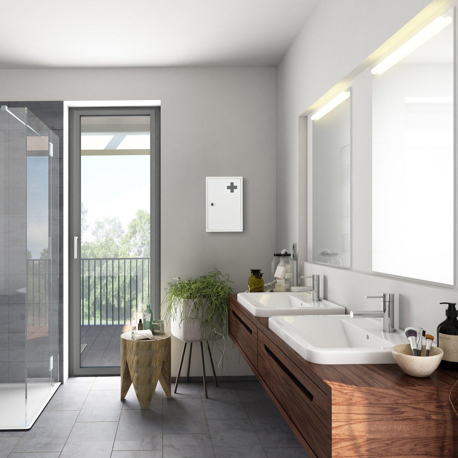 B2X Armadietto per medicinali chiudibile a chiave  