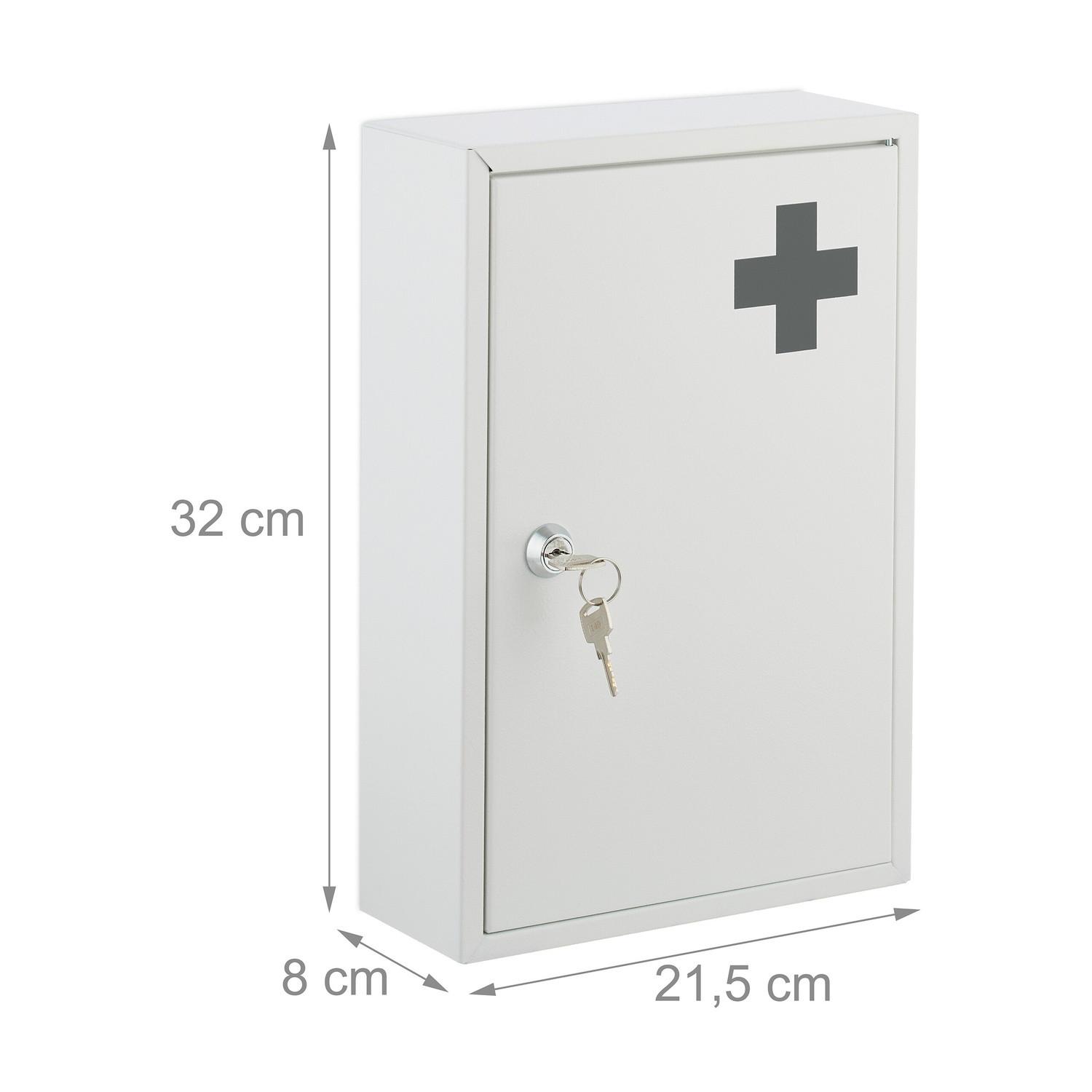 B2X Armadietto per medicinali chiudibile a chiave  