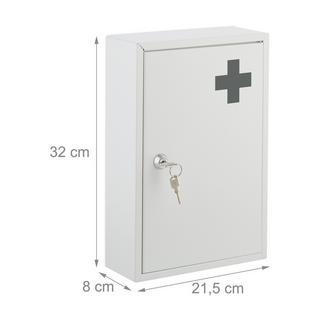 B2X Armadietto per medicinali chiudibile a chiave  