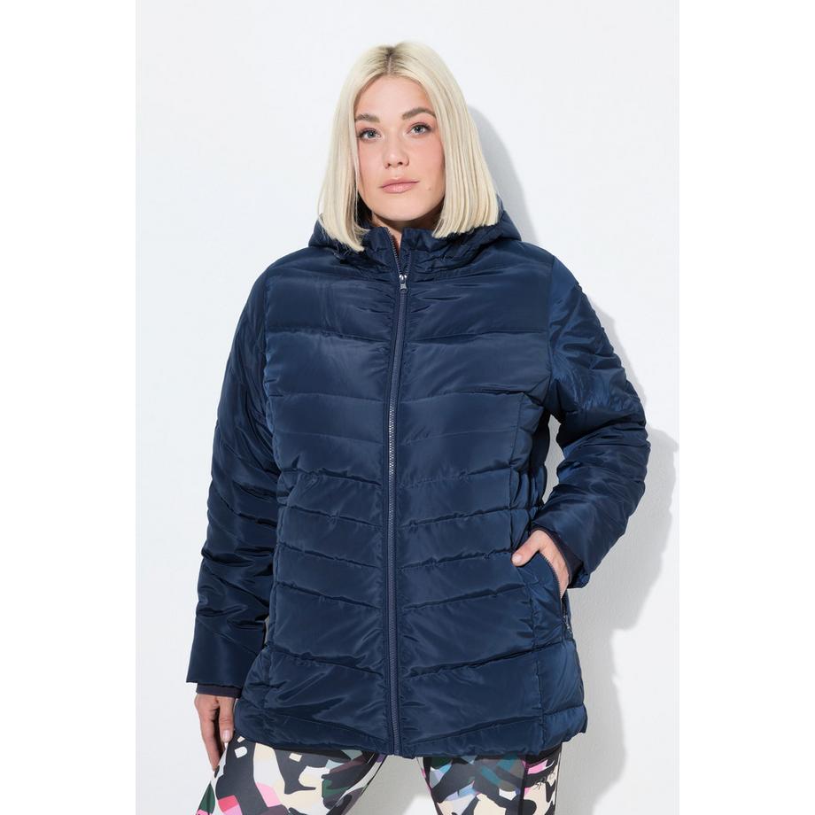 Ulla Popken Steppjacke abnehmbare Kapuze wasserabweisend  