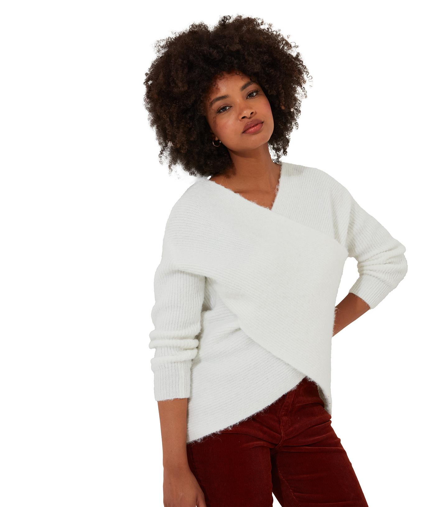 Joe Browns  Slouchy Oversized Wrap Pullover 