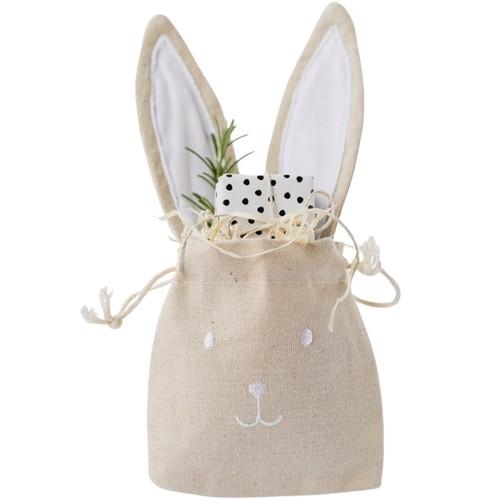 Eulenschnitt 2 Pochettes-cadeaux lapins  