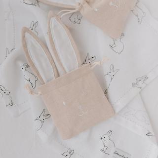 Eulenschnitt 2 Pochettes-cadeaux lapins  