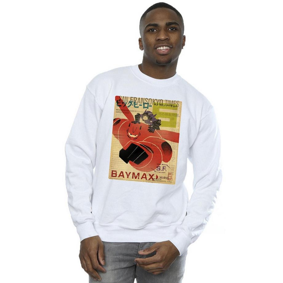 Disney Big Hero 6 Bedrucktes Sweatshirt  