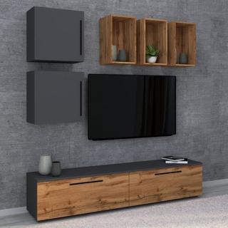 VCM Holz Wandregal Hängeregal Regal Wandboard Arila S  