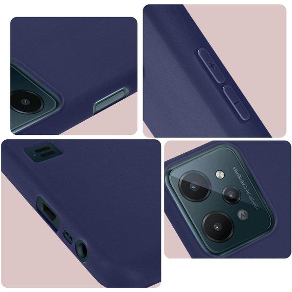 Avizar  Cover Realme C31 Silicone Blu Notte 