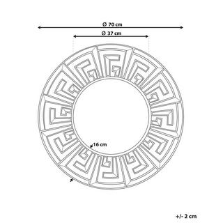 Beliani Miroir en MDF Glamour FLERS  