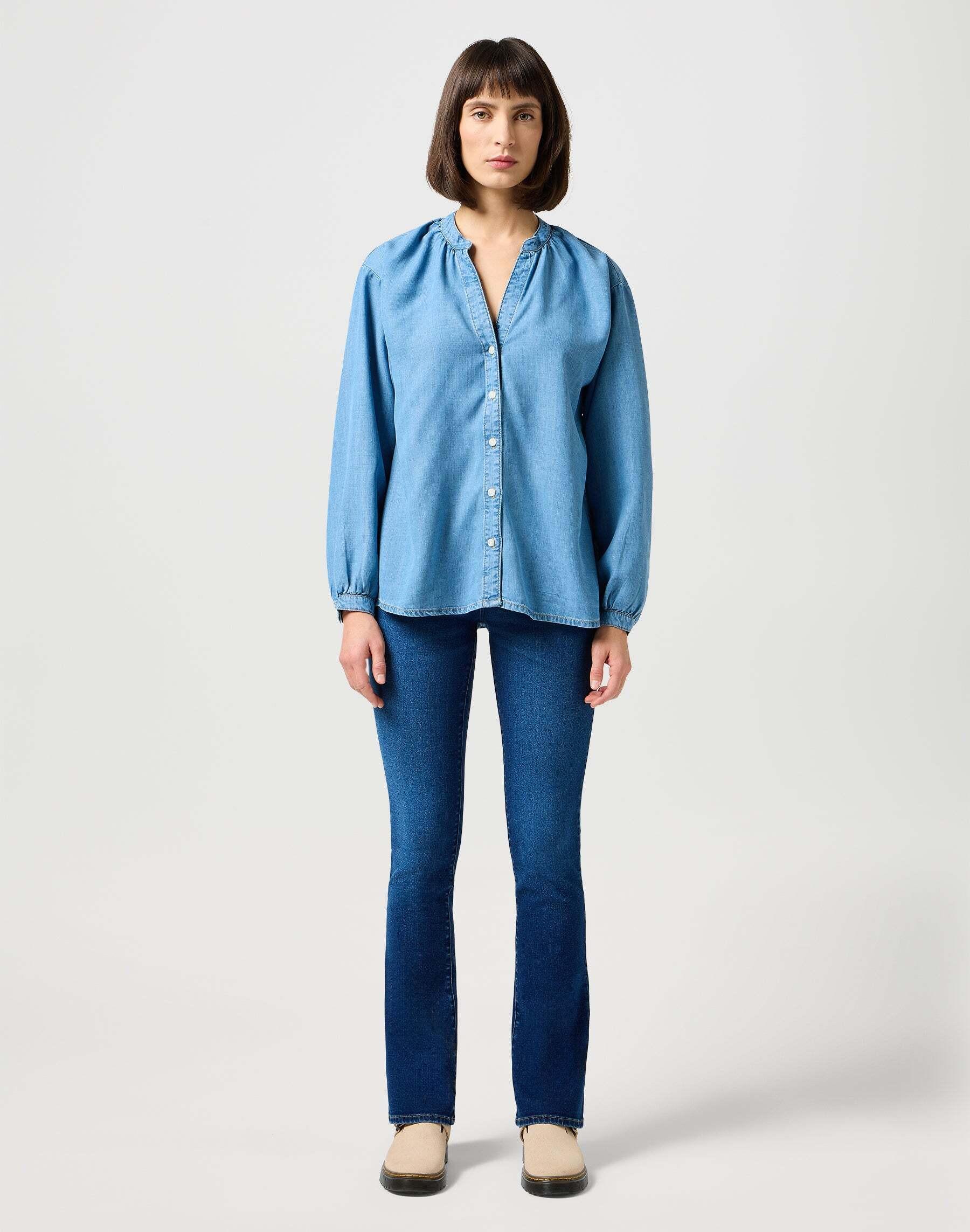 Wrangler  Jeanshemden Poet Sleeve Blouse 