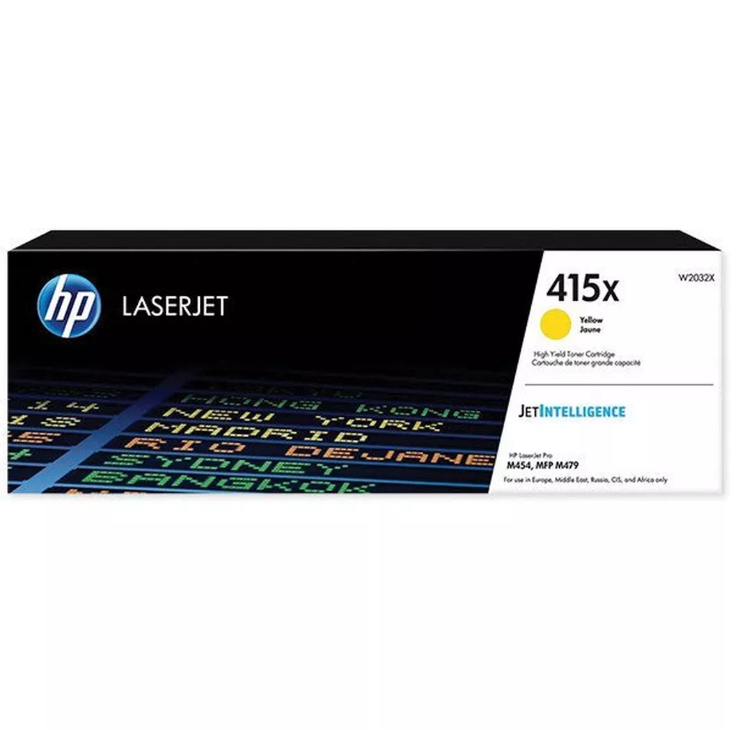 Hewlett-Packard – HP Toner-Modul 415X yellow W2032X CLJ Pro M454/MFP M479 6000 S., One Size