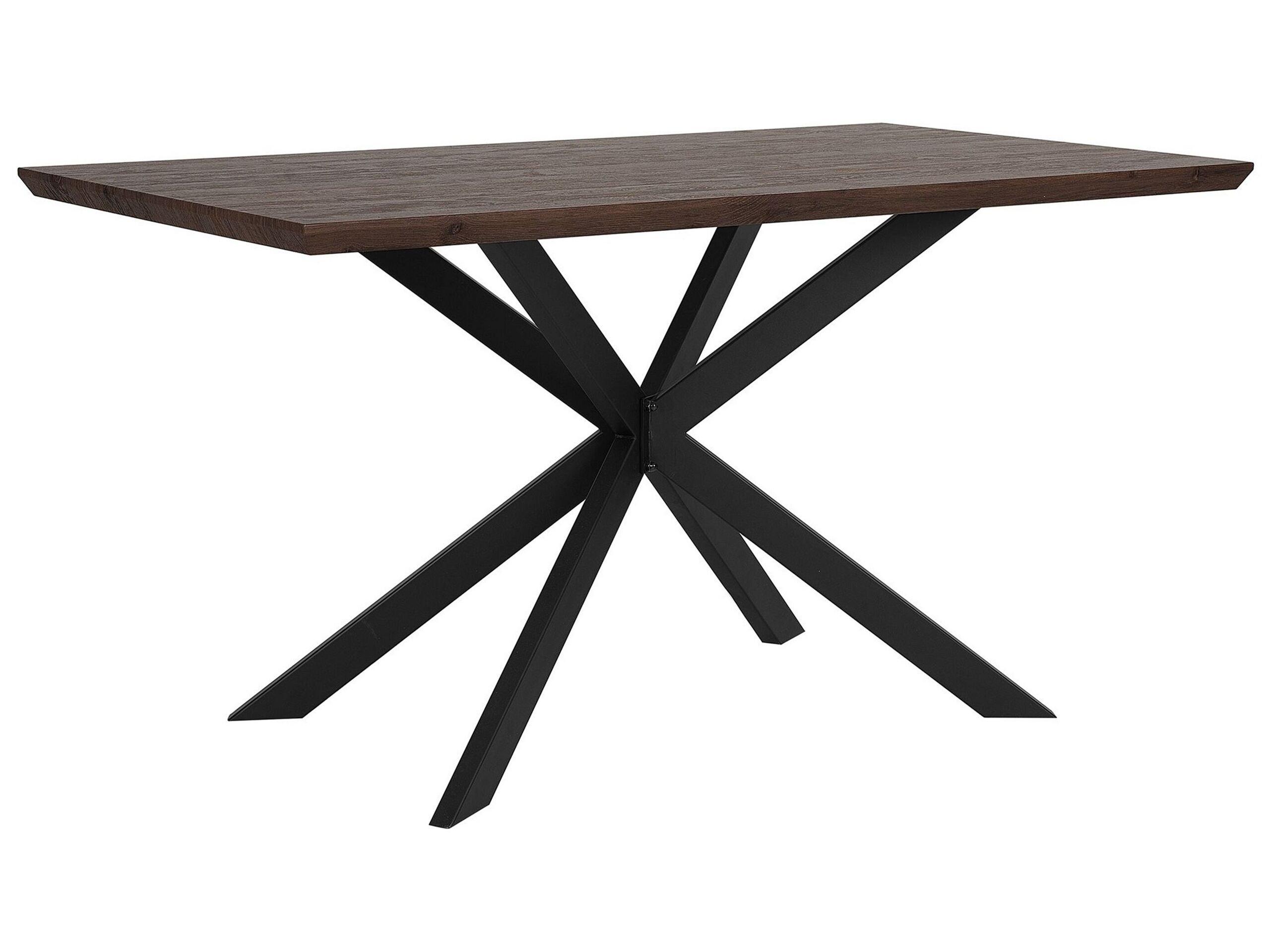 Beliani Table de repas en MDF Industriel SPECTRA  