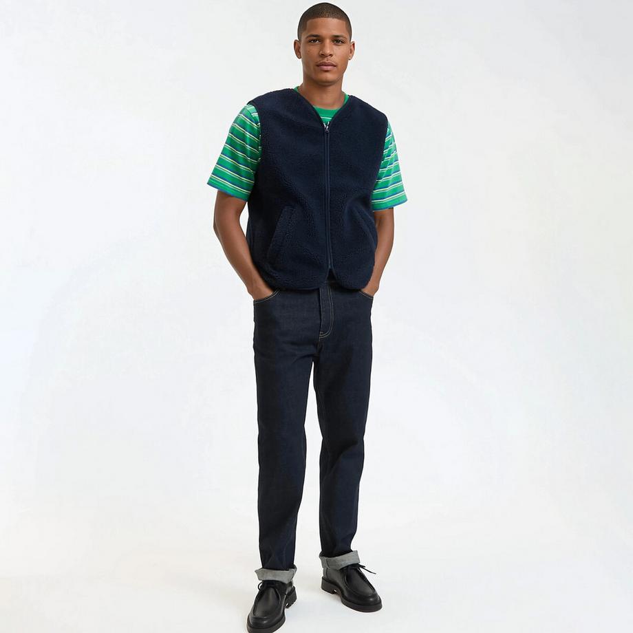 La Redoute Collections Gilet en grosse maille zippé  