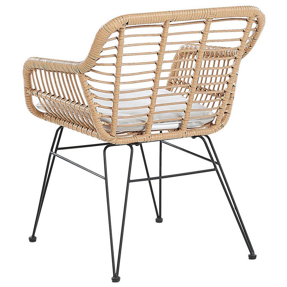 Beliani Ensemble bistrot en Polyrotin  TRESTINA  