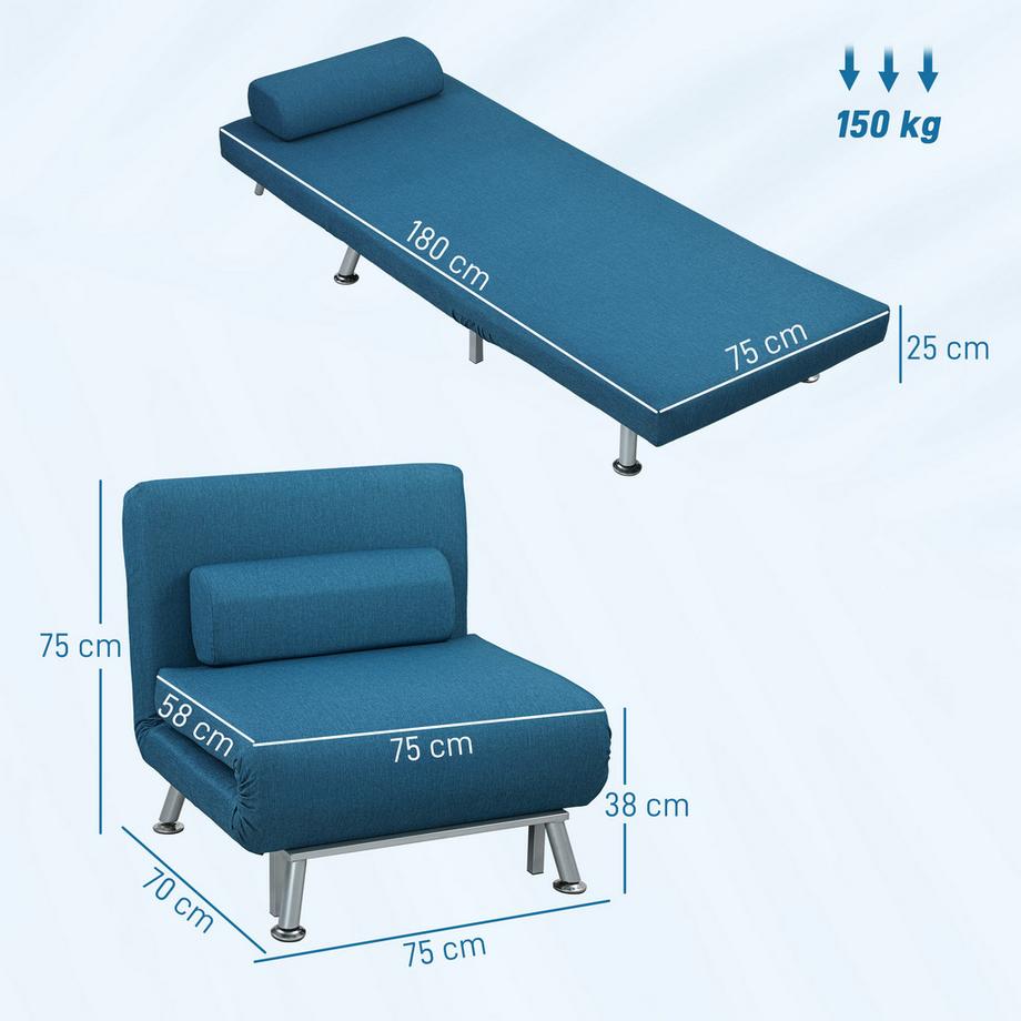 HOMCOM fauteuil inclinable  