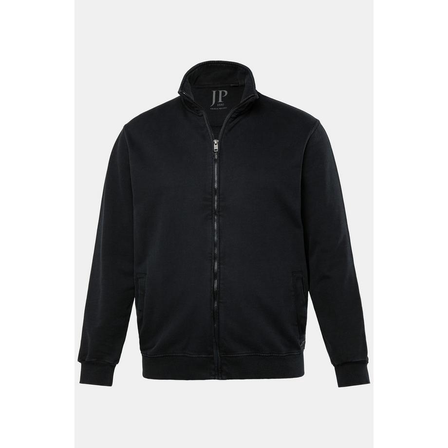 JP1880 Sweatjacke Stehkragen Vintage Look  
