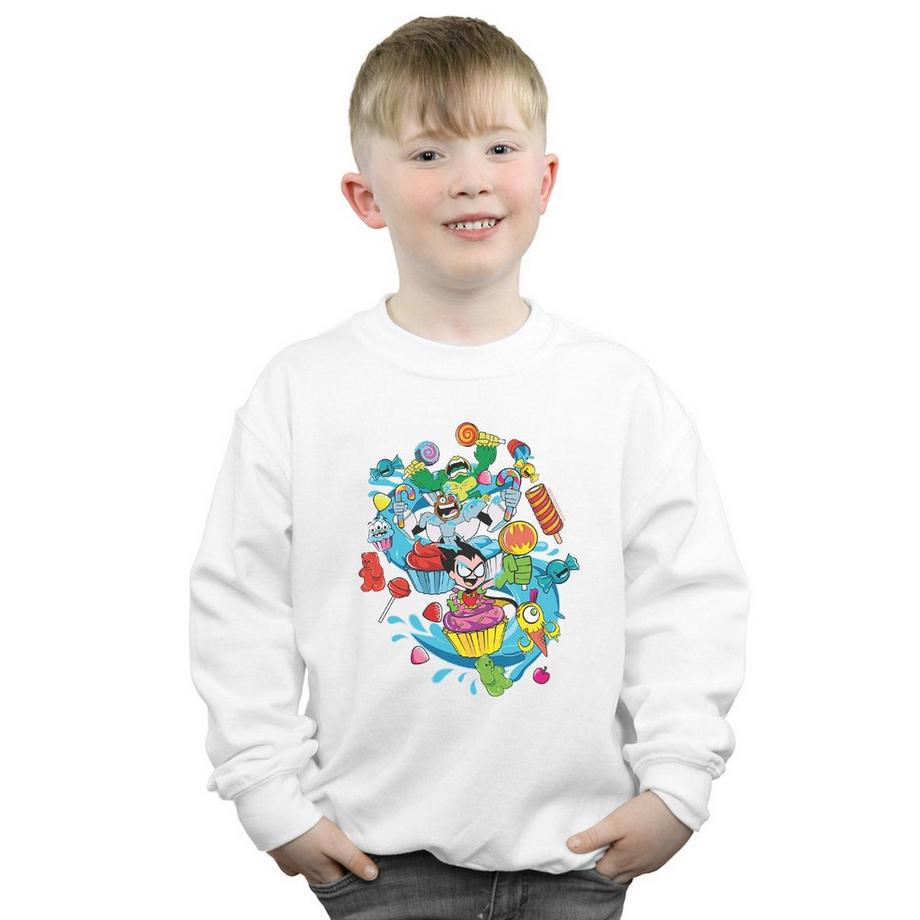 DC COMICS  Teen Titans Go Candy Mania Sweatshirt 