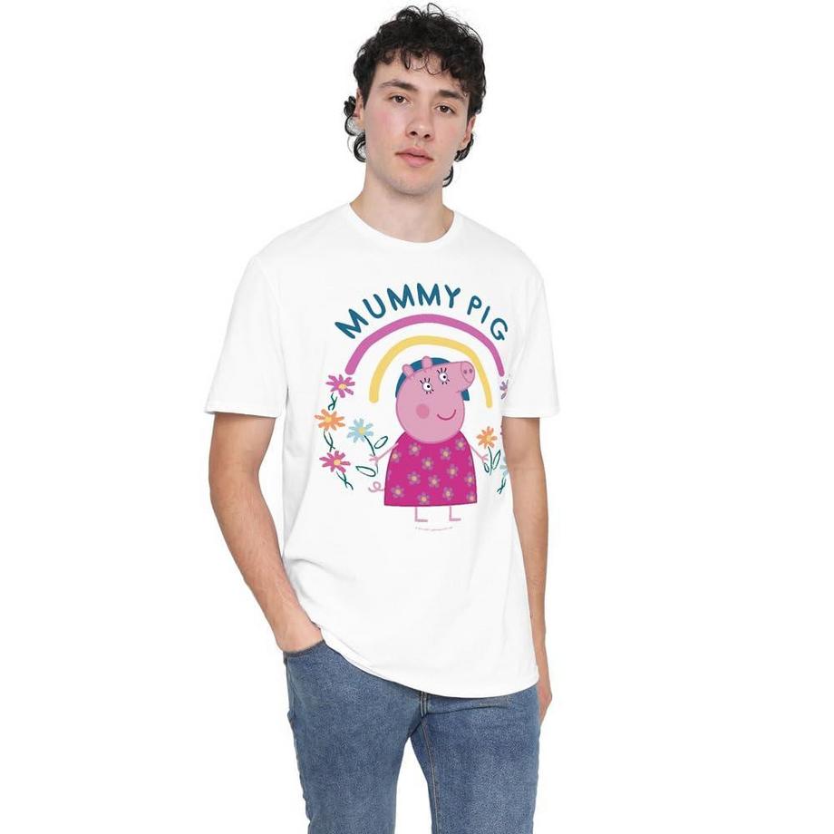 Peppa Pig Mummy Pig Grafikdruck T-Shirt  
