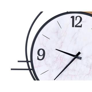 Beliani Wanduhr aus MDF-Platte Klassisch TAVEL  