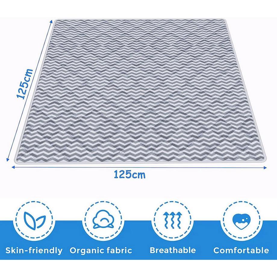 Activity-board  Laufgitter Babyspielmatte Kinderspielmatte Baumwolle gepolstert 