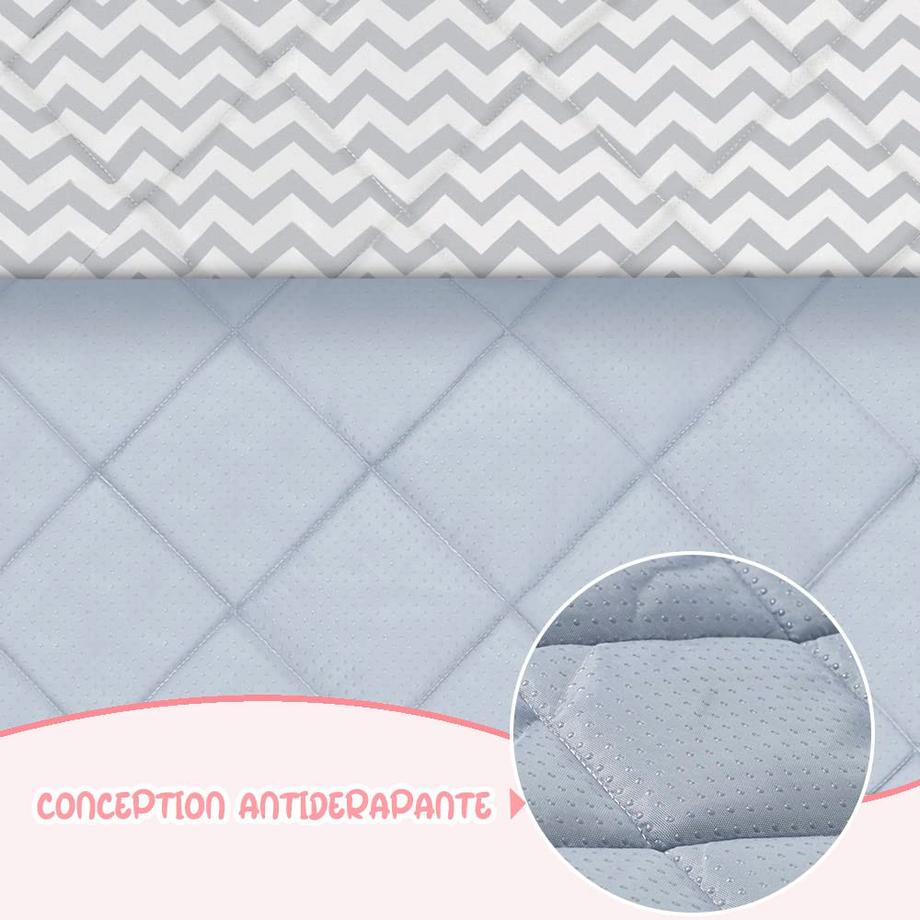 Activity-board  Laufgitter Babyspielmatte Kinderspielmatte Baumwolle gepolstert 