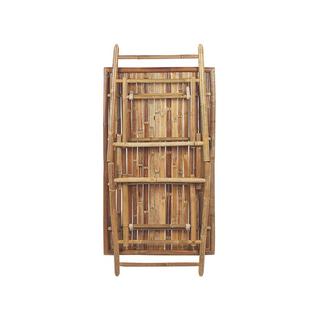 Beliani Table de salle à manger de jardin en Bambou Boho MOLISE  