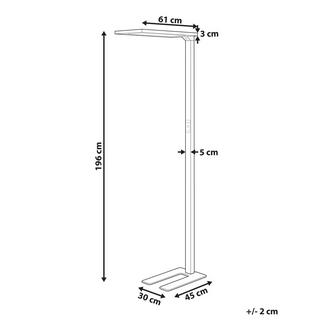 Beliani Lampadaire en Aluminium Moderne ORION  