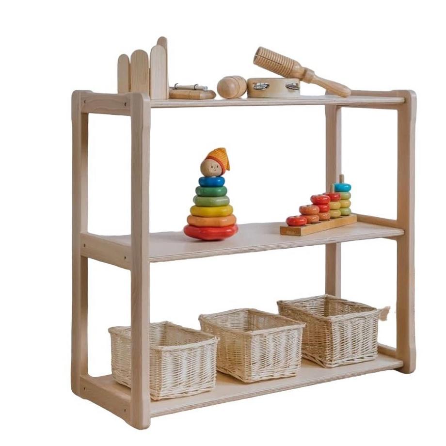 Waldorf-Atmosphäre, Kinderzimmer, Waldorf-Regal - Natürliche Farbe