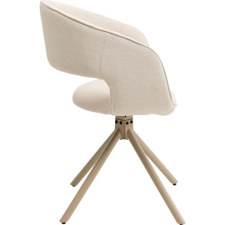 KARE Design Drehstuhl Gina greige  