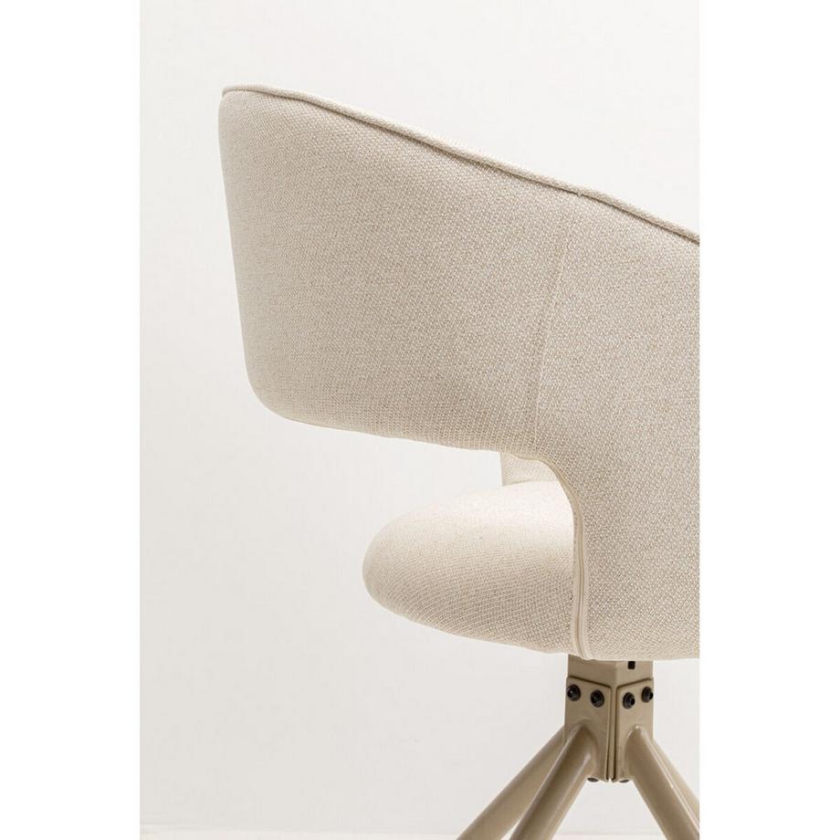 KARE Design Drehstuhl Gina greige  