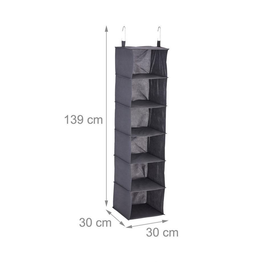 B2X Étagère suspendue Armoire 6 compartiments  