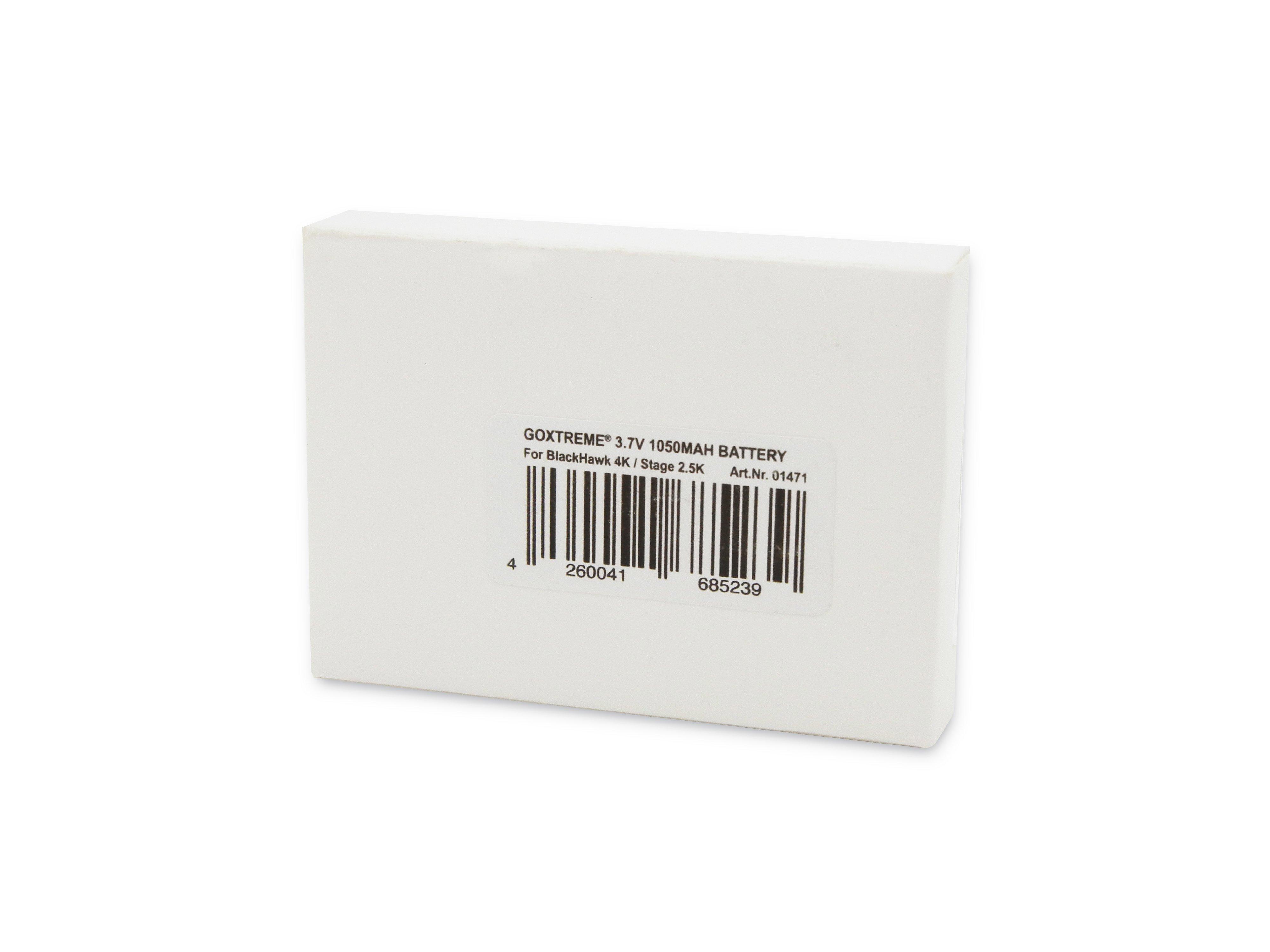 GoXtreme  Li-Ionen-Akku für die BlackHawk 4K und Stage 2.5K 
