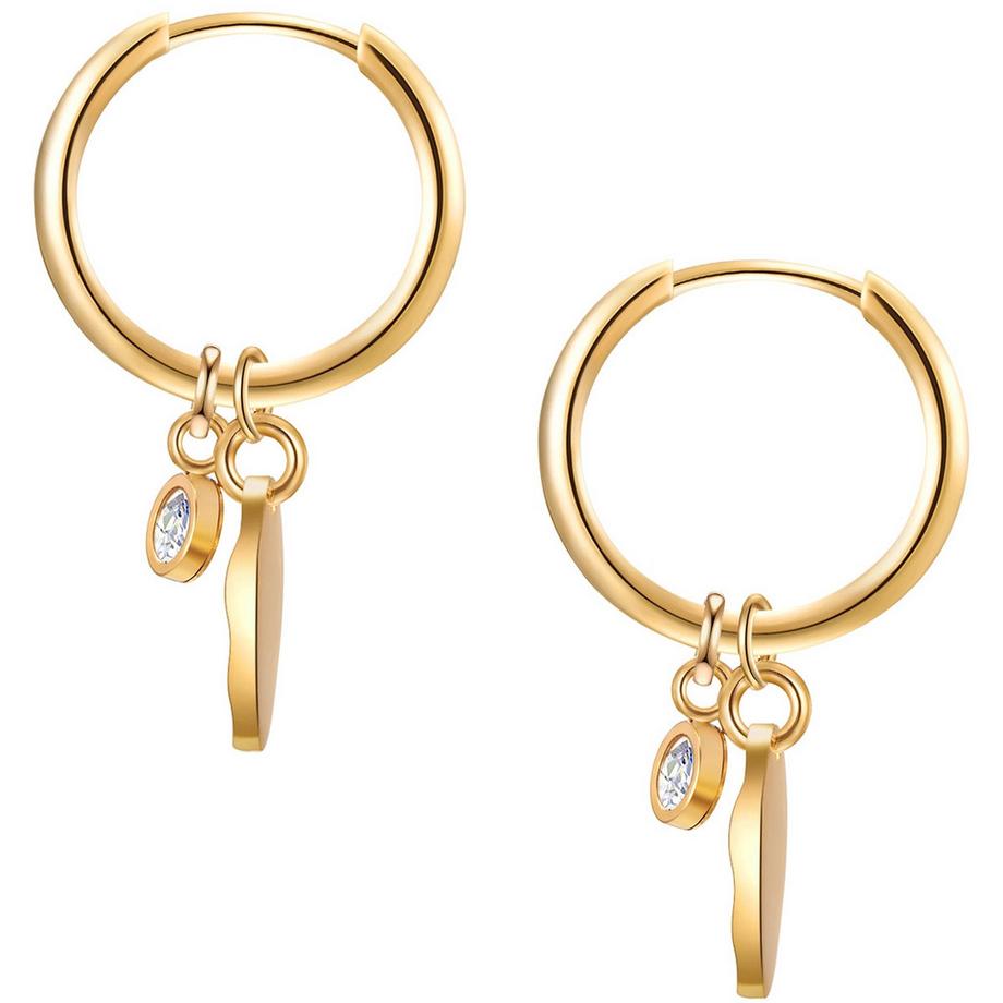 Eastside  Créoles en acier inoxydé 