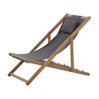 Beliani Sedia a sdraio pieghevole en Tessuto Classico AVELLINO  