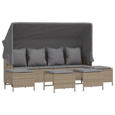 VidaXL Garten sofagarnitur poly-rattan  