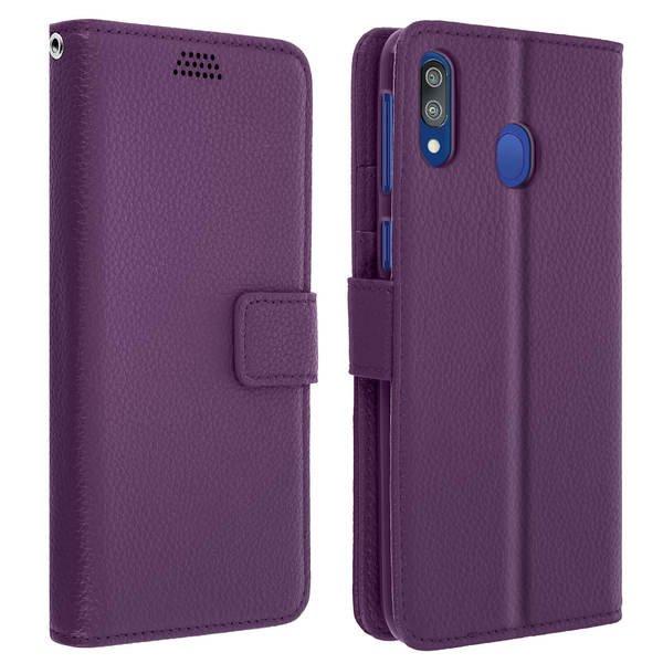 Avizar  Flip Bookcover Galaxy M20 Violett 