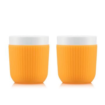 Set de 2 mugs en porcelaine avec manchon silicone DOURO