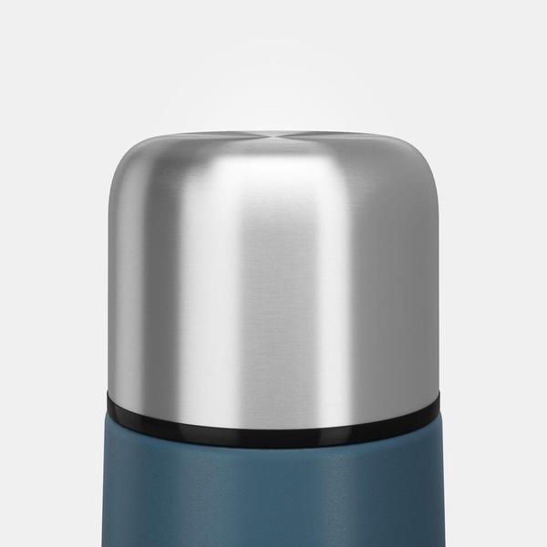 QUECHUA Isolierflasche Wandern Inox Edelstahl 1 Liter blau  