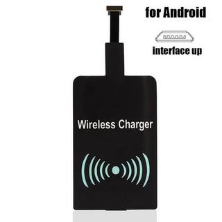 eStore  Qi-Adapter – kabelloser Ladeempfänger für Micro-USB – Schwarz 