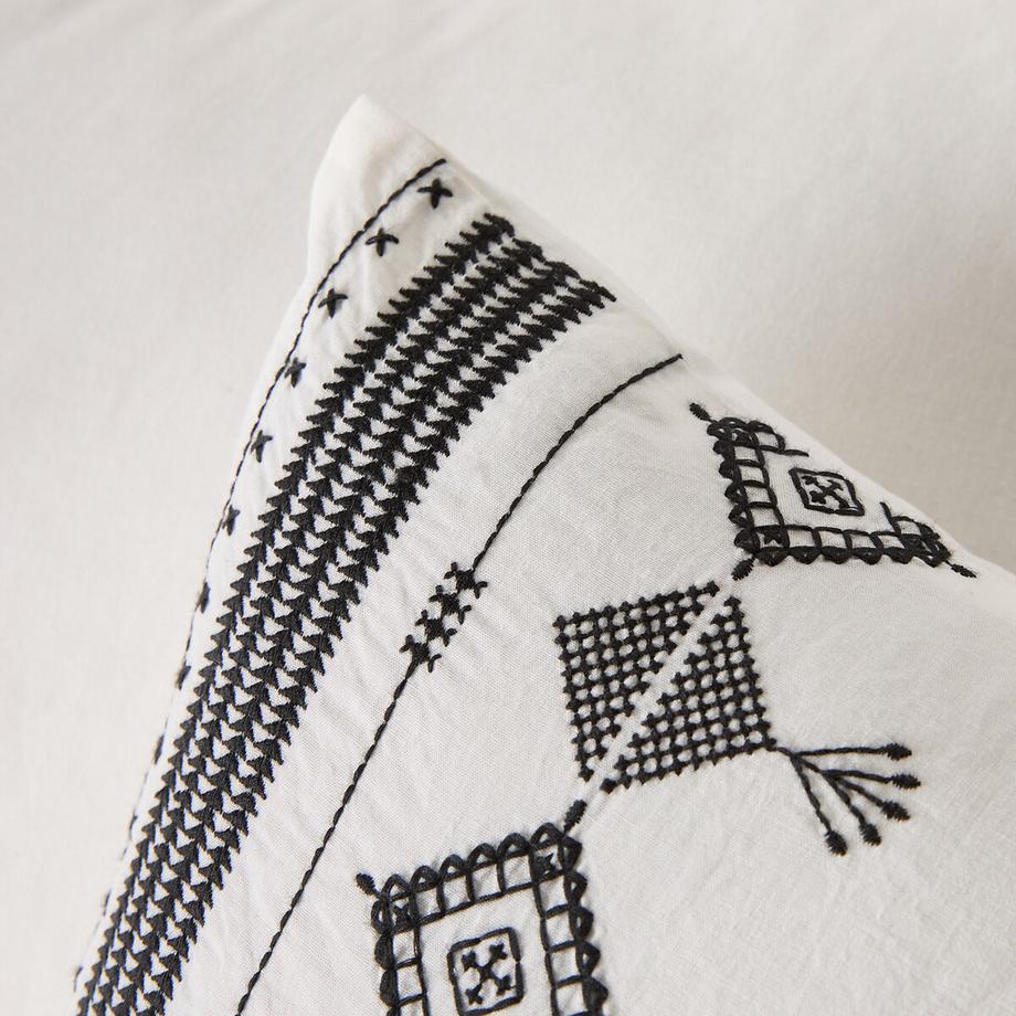 La Redoute Intérieurs Ifrane Taie d'oreiller en coton lavé  