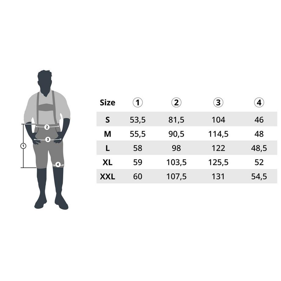 Tectake  Lederhose Frankenwald 