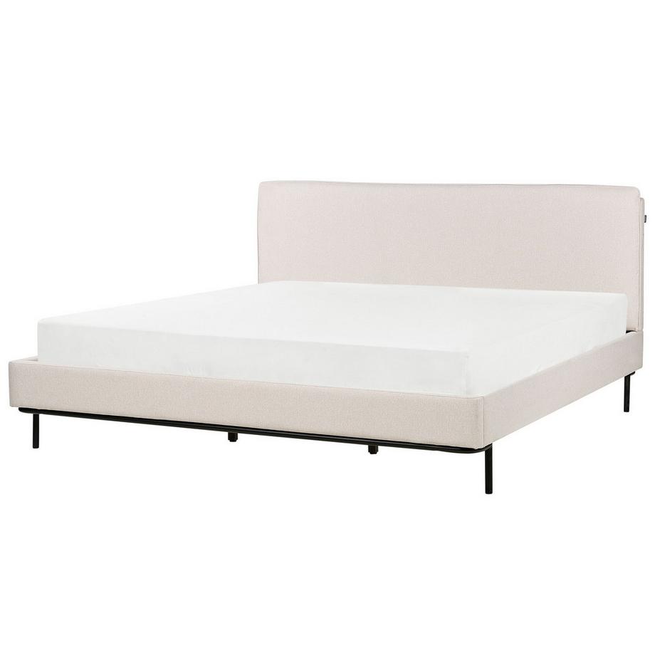 Bett mit Lattenrost aus Stoff  CORIO