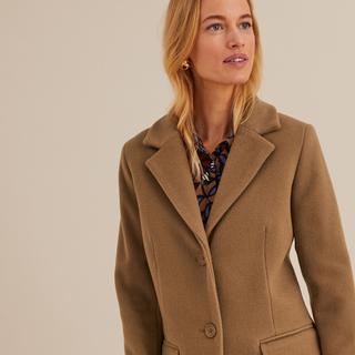 La Redoute Collections  Manteau mi-long fermeture boutonnée 