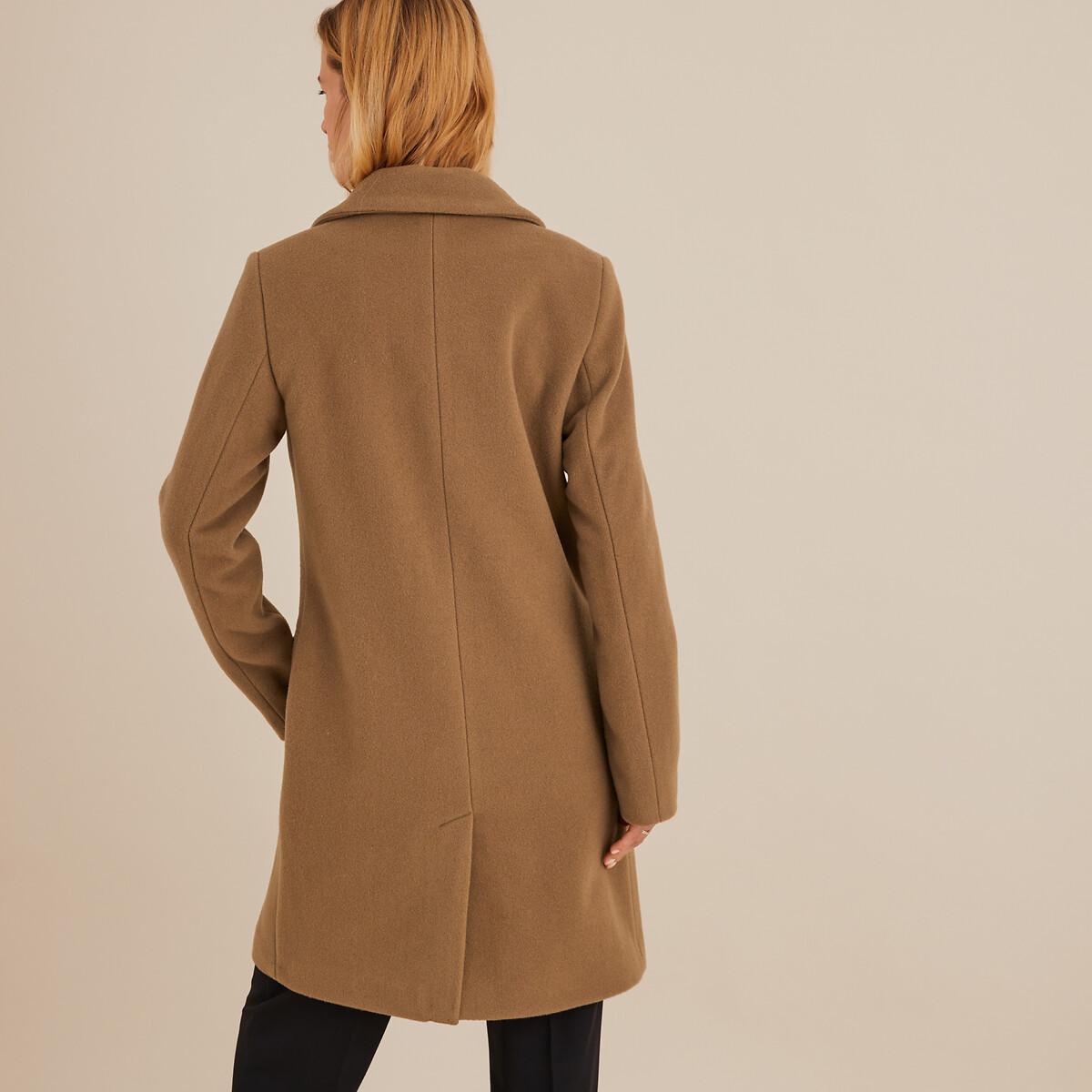 La Redoute Collections  Manteau mi-long fermeture boutonnée 