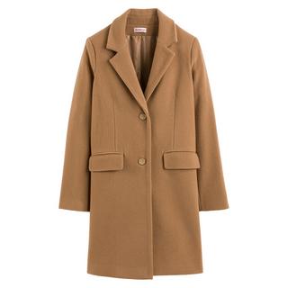 La Redoute Collections  Manteau mi-long fermeture boutonnée 