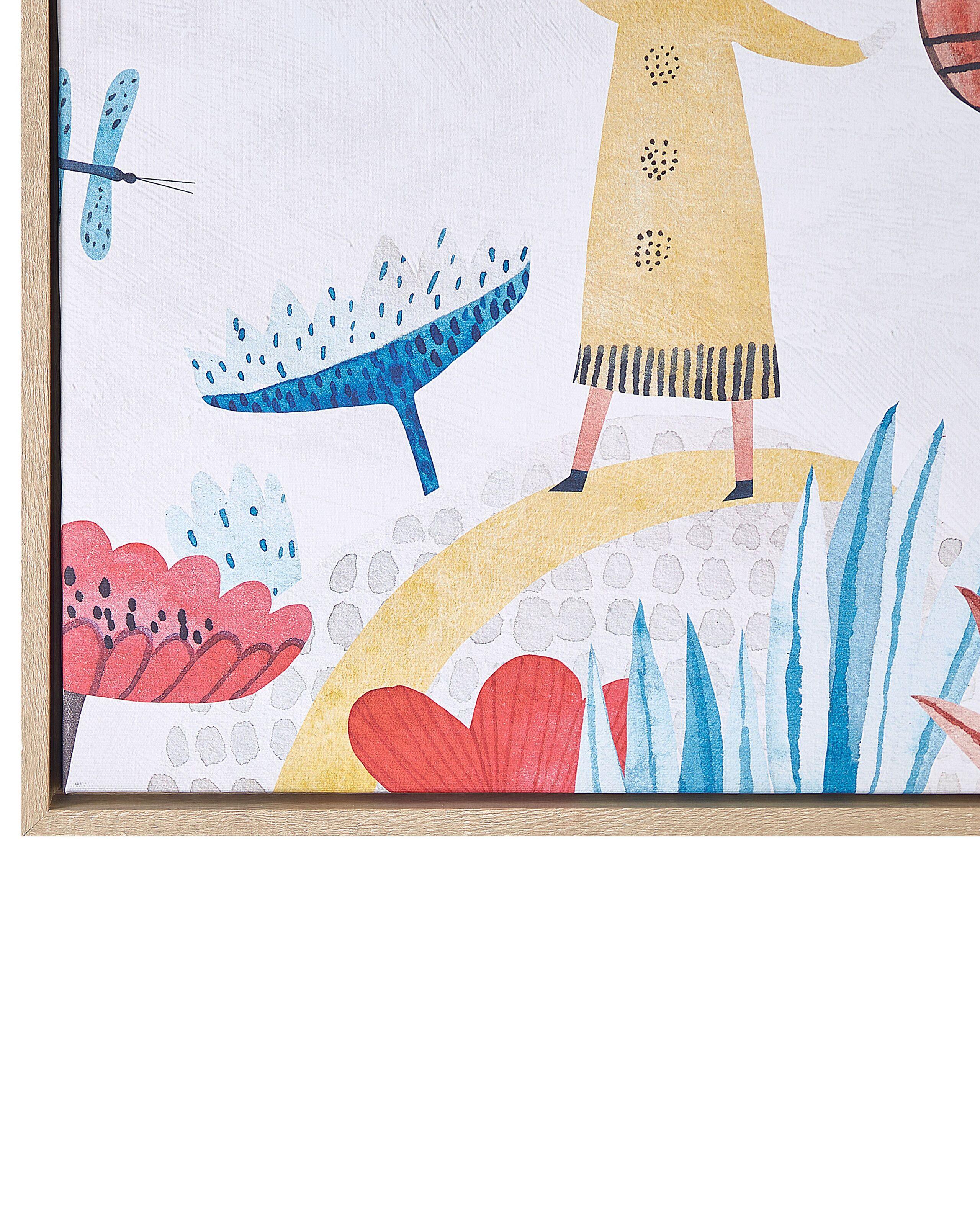 Beliani Stampa su tela en Tessuto Moderno BIBBIENA  